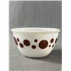 Image 8 : Lot Of 4 Federal Glass Small Mixing Bowls w/ Polka Dots