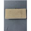 Image 1 : Nice J.R. U.S.A White Bead Embosed Clutch Purse