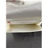 Image 8 : 2 Gorgeous Beaded Cream White Purses - Clutch Is Made In Japan & Other Has Gold Tone Chain Strap