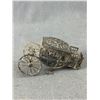 Image 3 : Beautiful 800 Silver Antique Horse & Carriage!