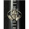 Image 1 : Otto Sterling Silver Frog Ring, Original Patina