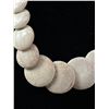 Image 2 : Magnesite Stone or Known as White Turqouise w/ Discs + Beads Necklace