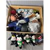 Image 2 : Lot Of Vintage Sports Collectibles - Stuffies, Hockey Books & More