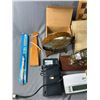Image 2 : Misc Lot - New Work Glove Packages,Vintage Vomit Clock Frame, Wood Checker Board & More