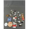 Image 1 : Vintage Mix Of Collectibles - Pins, Elks Pin, PC Button & More