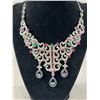 Image 2 : Gorgeous Various Color Rhinestones Necklace