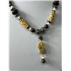 Image 2 : Native Stone and Silver Beads w/ Chain Necklace