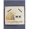 Image 2 : Vintage Manufacturers Life Coin Calendar Bank w/ Instructions, Mobil Gas Trinket Dishes, Campbell So
