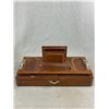 Image 8 : Lot Of Home Décor - Wood Boxes w/ Lids, Men's Vanity Box, Ceramic Horses Thermometer Made In Japan &