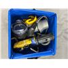Image 2 : Misc Lot - Variety Of Hose Connections, Hitch Receiver & Plastic TeraCotta Looking Planter (approx. 