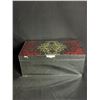 Image 2 : 4 Assorted Sized Boxes - 14" x 7" x 6" Red/Gold Design Mirror, 8" x 6" x 3" Silver Mirror & 2 Small 