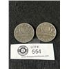 Image 1 : 1984 & 1986 Canadian Silver Dollars