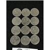 Image 2 : 12 1968 Canadian Quarters