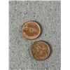 Image 2 : 5 Vintage Canadian (Pennies) 1cent Coins Incl. 1926 + 1933