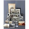 Image 1 : Large Lot Of Early Black & White Photo's, Large & Small