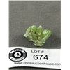 Image 2 : 2 Natural Stone Specimens In Displays - Ruby (Retails $700.00) & Peridot (Retails $250.00)