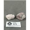 Image 1 : Mango Calcite & Strawberry Quartz In Displays. Both Retail $280.00 Each