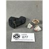 Image 1 : 2 Stone Specimens In Display - Shunghite (Retails $280.00) & Natural Ruby (Retails $700.00)