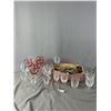 Image 1 : Nice Lot Of Crystal Drinking Glass Pieces & Vintage Cutlery