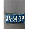 Image 3 : Vintage Lot - TD Bank Calendar, Maryland License Plate, Glass Cars & Snooker Balls Made In Belgium