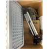 Image 1 : Misc Lot - Camera Tri-Pod, LED Grow Lite, TV Wall Mount, DVD-R Verbatim Discs & More