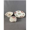 Image 3 : Very Nice Lot Of Vintage Porcelain & Glass Collectibles - English Bone China Florals, Foley & More