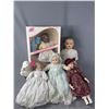 Image 1 : Black Gerber Baby 17" Doll In Original, Porcelain & Vinyl Doll Plus Old Doll Made In Canada