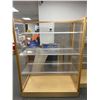 Image 1 : Large Display Cases with Acrylic Shelves NO SHIPPING, 184" H x 55.5" W x 28" L