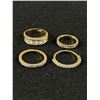 Image 2 : Vintage Small Jewelry Box w/ Very Nice Selection of Rings and Pendants, All Gold Tone