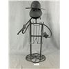 Image 1 : 2 Foot Tall Custom Made Frog Garden Metal Art
