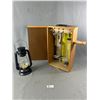Image 1 : Vintage Burrel Gas Analysis Aperatus Cabinet + Karasene Lamp, NO SHIPPING