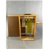Image 2 : Vintage Burrel Gas Analysis Aperatus Cabinet + Karasene Lamp, NO SHIPPING