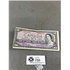 Image 2 : 2 Vintage Paper Bills, $10.00 CAD & $2.00 USD