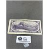 Image 3 : 2 Vintage Paper Bills, $10.00 CAD & $2.00 USD