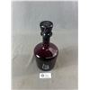 Image 2 : Mid Century Modern Amethyst Glass Decanter