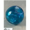 Image 3 : Mid Century Modern Mona Morales Schildt Blue and Clear Glass Lidded Jar