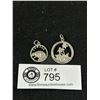 Image 1 : 2 Vintage Sterling Pendants, 1 Canada