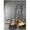 Image 1 : Large Lot of Picture Frames, Xmas Scale and Walker