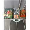 Image 2 : Large Lot of Picture Frames, Xmas Scale and Walker