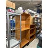 Image 1 : Huge Lot of 3 Display Shelves, No Doors, 3-6 Shelves, Largest Being 65" Tall, NO SHIPPING