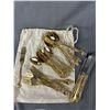 Image 2 : Nice Lot of 4 Vintage Gold and Silver Plated Cutelry