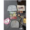 Image 2 : Misc Lot w/ 4 New Hoodies in Bags, Makeup, Plate Holders, etc
