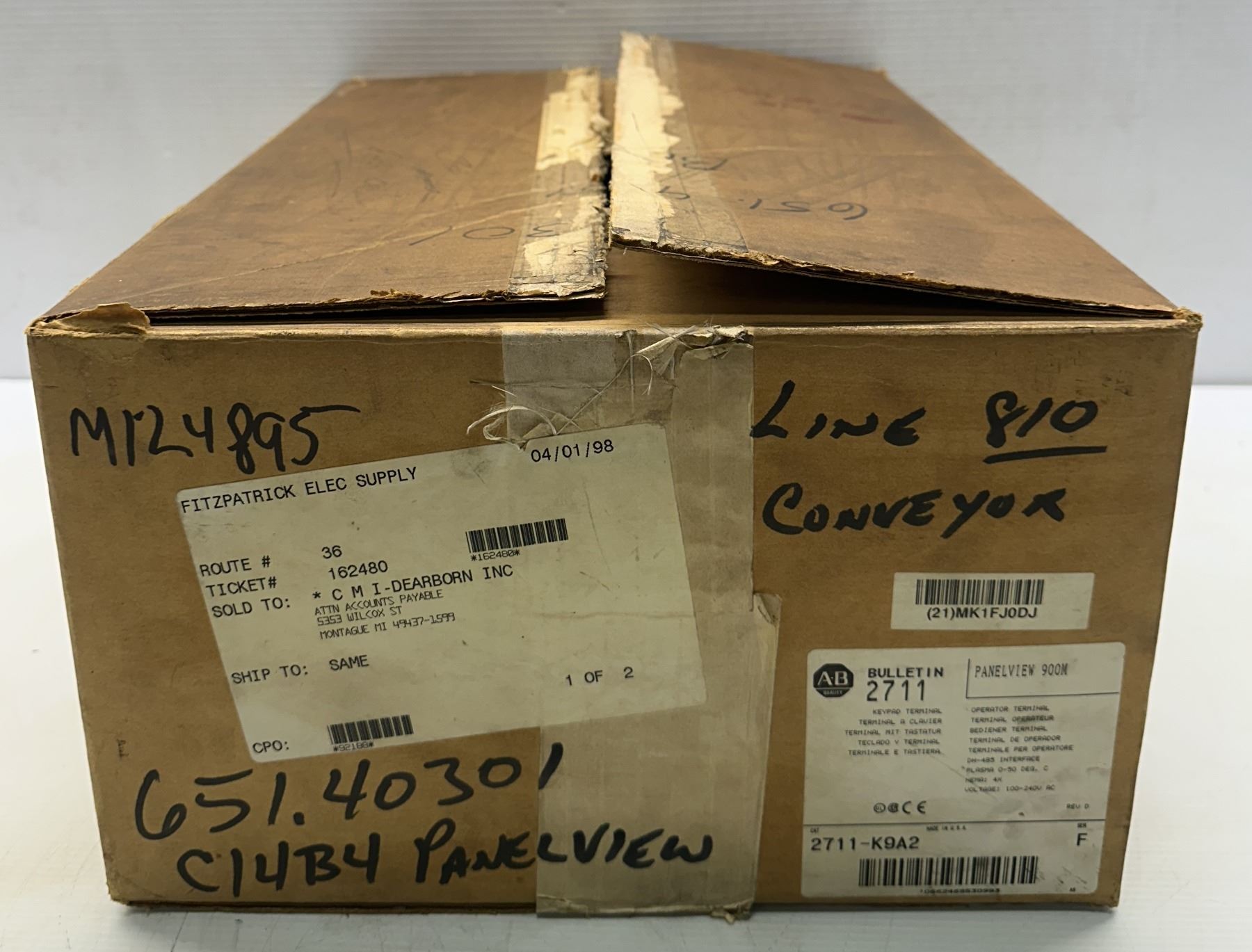 1 PCS NEW IN BOX AB PanelView 550 Touch screen glass 2711-T5A16L1 1 PCS NEW IN BOX AB PanelView 550 Touch screen glass 2711-T5A16L1