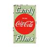 Image 1 : Coca-Cola "Candy Films" Porcelain Sign