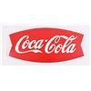 Image 1 : Coca-Cola Vintage Large Fishtail Tin Sign