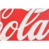 Image 4 : Coca-Cola Vintage Large Fishtail Tin Sign