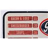 Image 2 : Grapette Embossed Tin Menu Sign c.1955