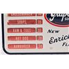 Image 4 : Grapette Embossed Tin Menu Sign c.1955