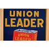 Image 2 : Union Leader Cut Plug Framed Tin Sign