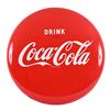 Image 1 : Drink Coca-Cola Porcelain 24" Button Sign